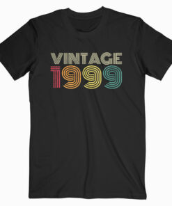 21st Birthday Gift Vintage 1999 Classic Men Women 21 Years T Shirt