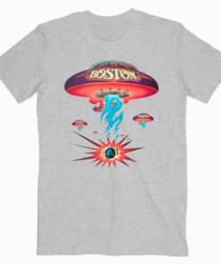 Boston Spaceship Classic Rock Album Cover Band T Shirt