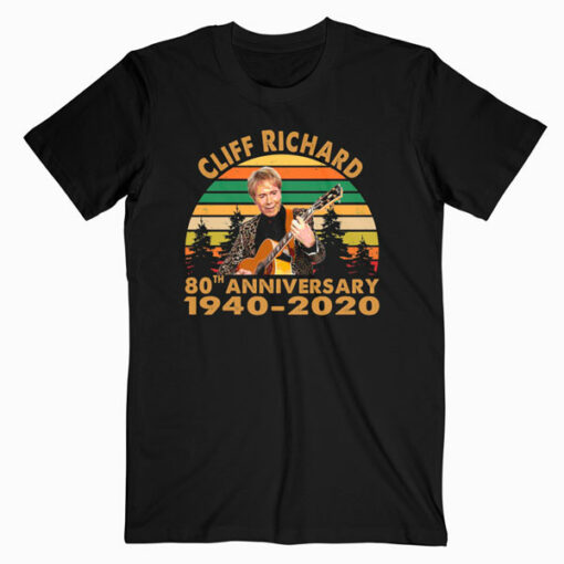 Cliff Richard 80th anniversary Classic T-Shirt