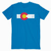 Colorado Flag vintage Distressed T Shirt
