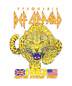 Def Leppard Japan Tour `88 Band Shirt