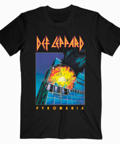 Def Leppard Pyromania Cover Slim Fit T shirt Band T-Shirt