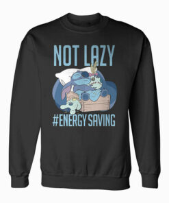 Disney Lilo & Stitch Not Lazy Energy Saving Sweatshirt