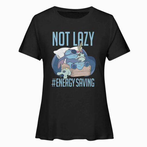 Disney Lilo & Stitch Not Lazy Energy Saving T Shirt