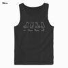 French Inspired Un Deux Trois Cat Funny French Joke Quote Tank Top