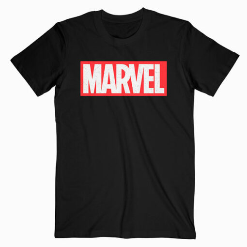 Marvel Classic Distressed Logo T Shirt
