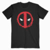 Marvel Deadpool Symbol Red Spray Paint T Shirt