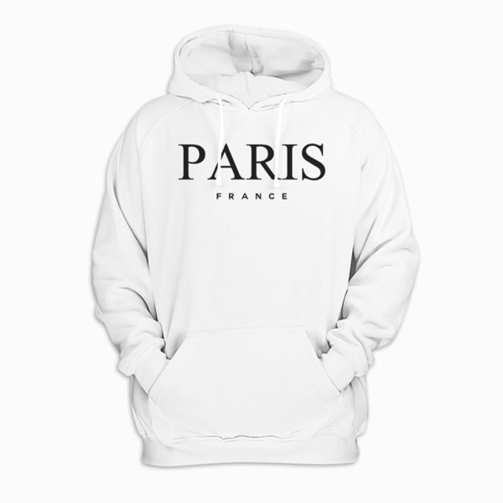 Paris France Graphic Pullover Hoodie