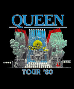 Queen Official Tour 80 Band T-Shirt