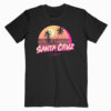 Retro Santa Cruz California Beach Sunset T Shirt