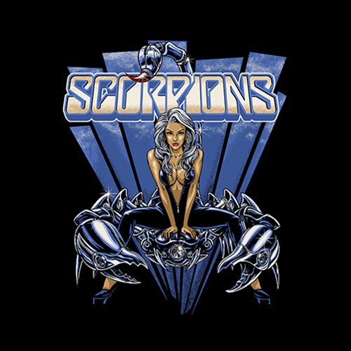 Scorpions Lady Scorpion Band T Shirt