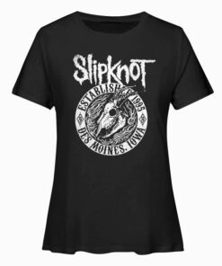 Slipknot Goat Flames Band T Shirt