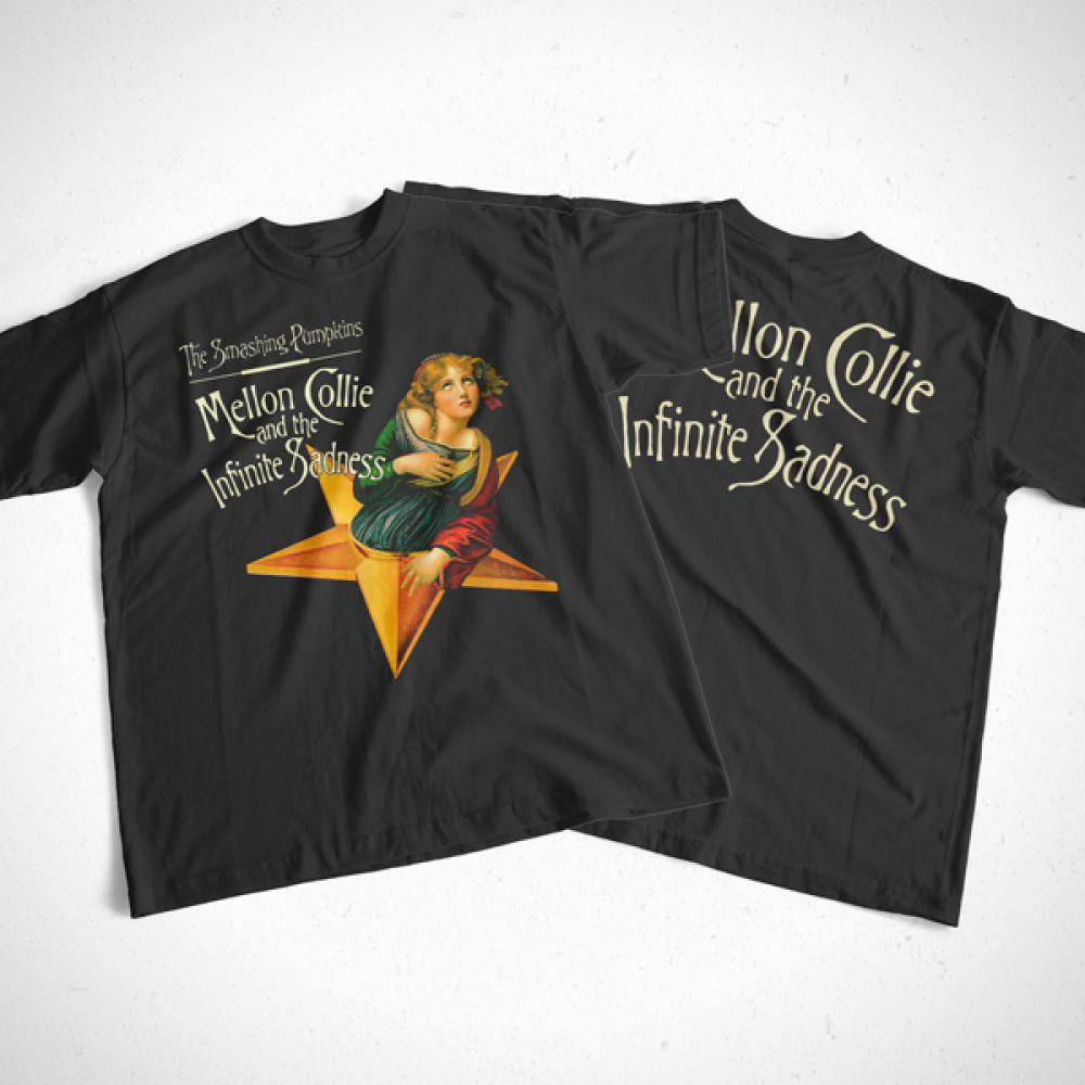 Smashing Pumpkins Mellon Collie And Band T Shirt Front Back Sides