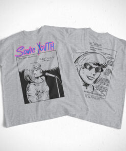 Sonic Youth Echo Band T Shirt Front Back Sides