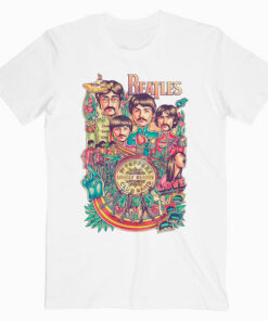 The Beatles Art Poster Band T Shirt