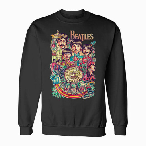 The Beatles Art Poster Sweatshirt