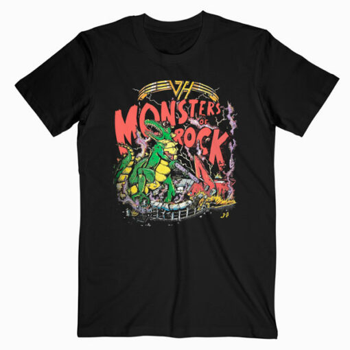Van Halen Monsters Of Rock Vintage Band T Shirt