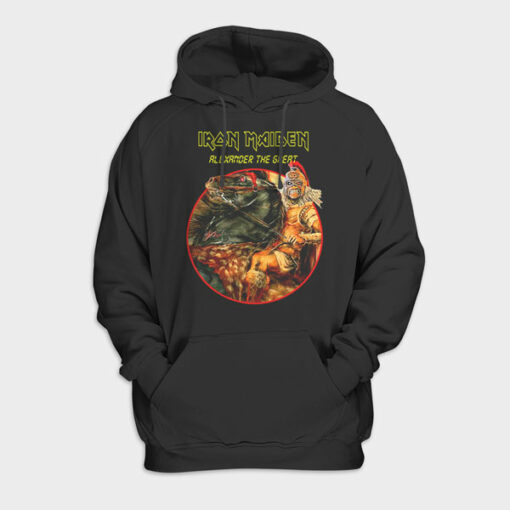 Alexander The Great Iron Maiden Band Pullover Hoodie