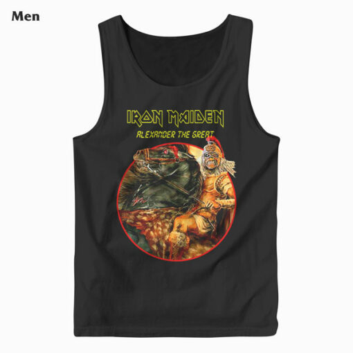 Alexander The Great Iron Maiden Band Tank Top