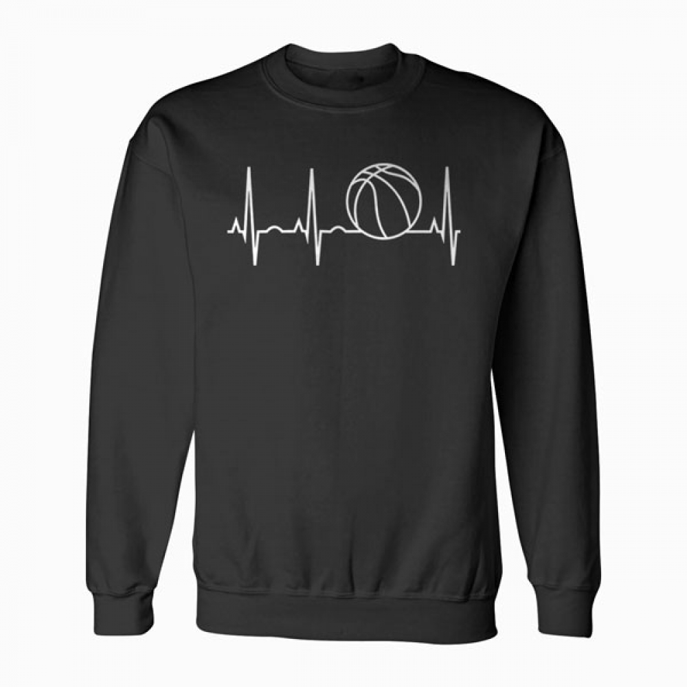 Basketball Heartbeat Sweatshirt