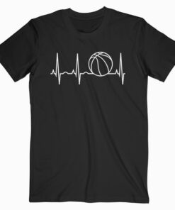 Basketball Heartbeat T Shirt