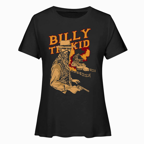 Billy The Kid Cartoon t shirt ld