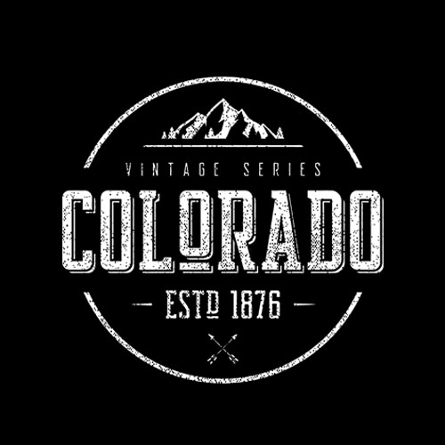 Classic Colorado Vintage Mountain Design