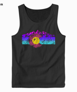 Colorado Flag Hoodie Colorful Rocky Mountains Version Tank Top