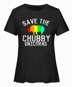 Funny Save the Chubby Unicorns Fat Rhino T Shirt