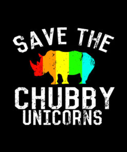 Funny Save the Chubby Unicorns Fat Rhino