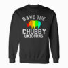 Funny Save the Chubby Unicorns Fat Rhino Sweatshirt