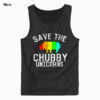 Funny Save the Chubby Unicorns Fat Rhino Tank Top