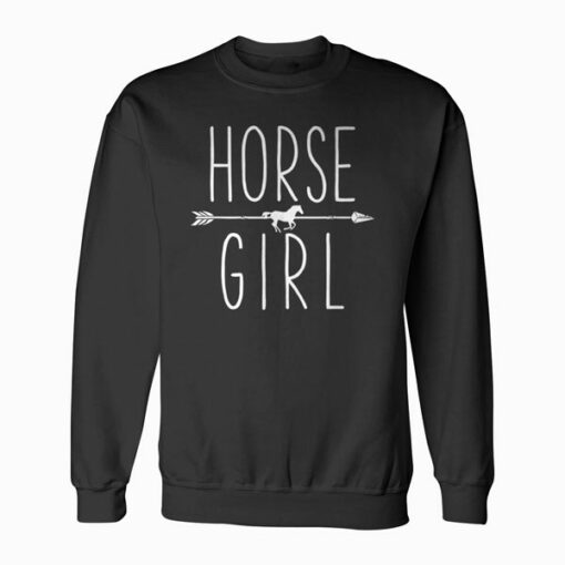 Horse Girl Women I Love My Horses Riding Gifts Sweatshirt