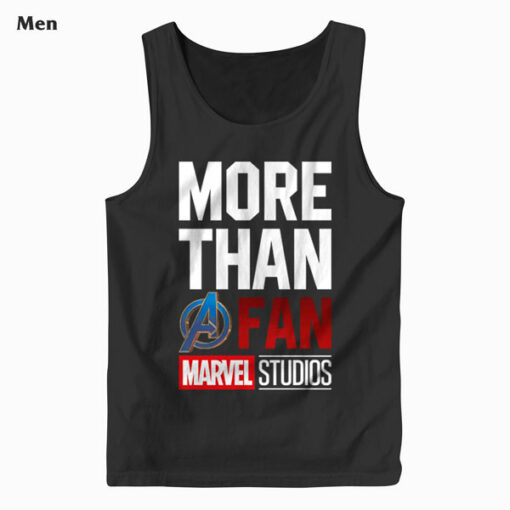 Marvel Avengers More Than A Fan 2019 Graphic Tank Top