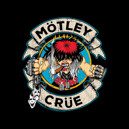 Motley Crue Cartoon Rocker Band