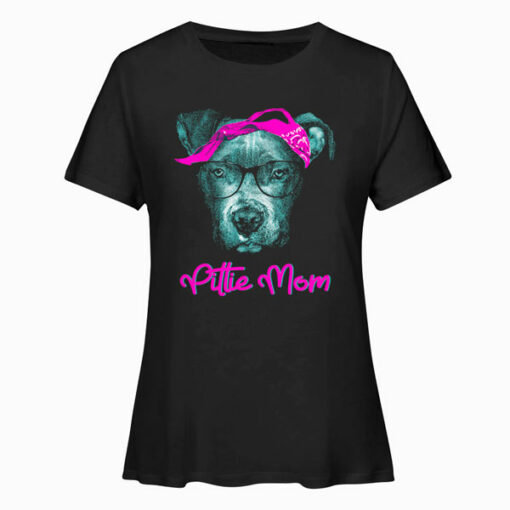 Pittie Mom Pitbull Dog Lovers Mothers Day Gift T shirt ld 1