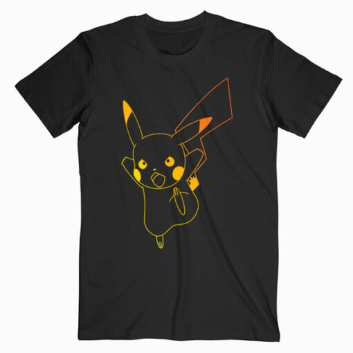 Pokemon Pikachu Ombre T Shirts