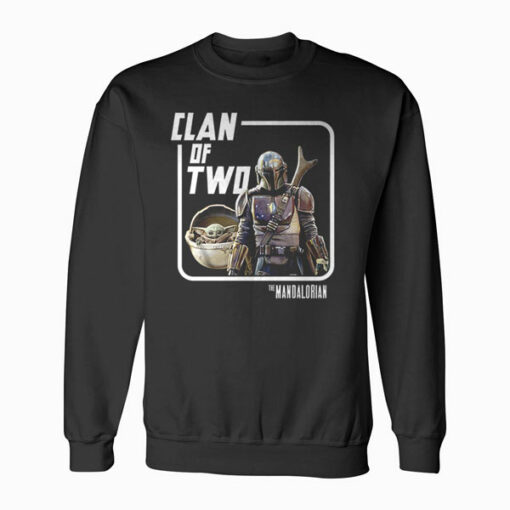 Star Wars Mando Baby Yoda Clan of Two Sweatshirt