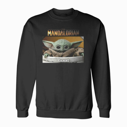 Star Wars The Mandalorian The Child Pod Screenshot Logo Sweatshirt