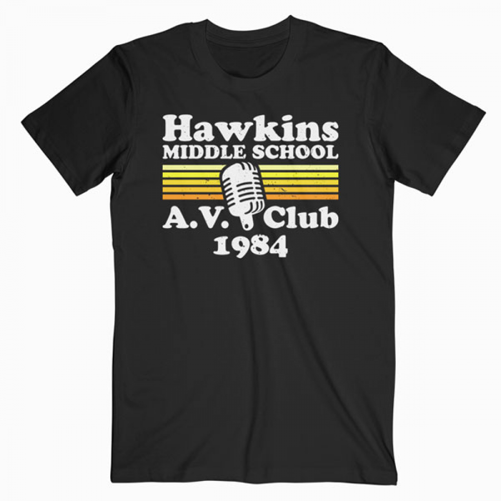 Hawkins Middle School A.V. Club T Shirt