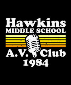 Hawkins Middle School A.V. Club T Shirt