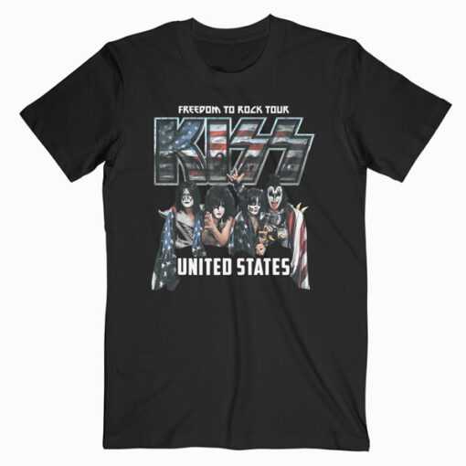 KISS Freedom To Rock Tour Band T Shirt