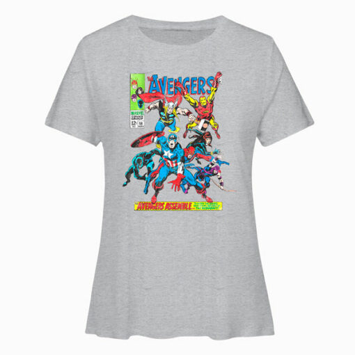 Marvel Vengadores Comics Crew Camiseta para hombre T Shirt