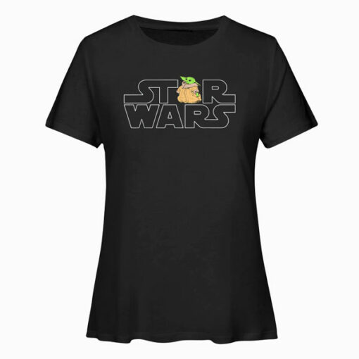 Star Wars Logo y el niño de la Mandalorian camiseta T Shirt