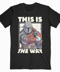 Star Wars The Mandalorian This Is The Way Retrato Camiseta T Shirt