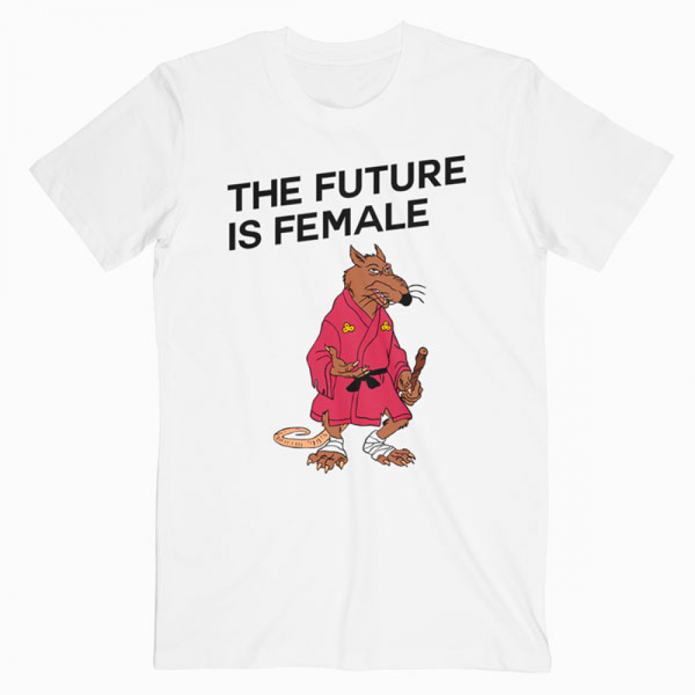 The Future Is Female Ninja Funny T Shirt