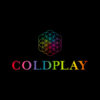 Coldplay Rainbow Logo Head Full Of Dreams Black T Shirt