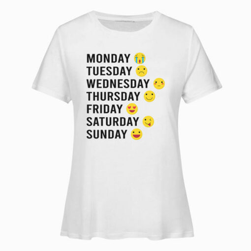 Day Characters Emoticon Funny T Shirt