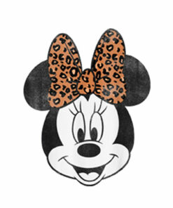 Disney Mickey And Friends Minnie Mouse Leopard Print T-Shirt