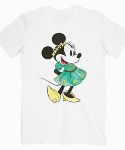 Disney Minnie Mouse Shamrock Dress St Patrick's Day T Shirt